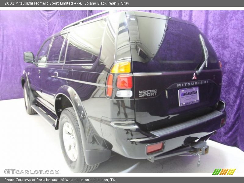 Solano Black Pearl / Gray 2001 Mitsubishi Montero Sport Limited 4x4