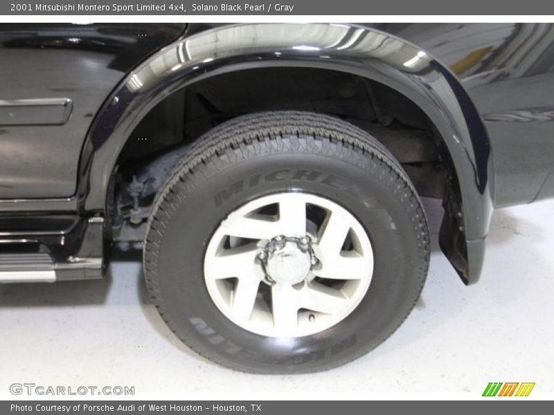 Solano Black Pearl / Gray 2001 Mitsubishi Montero Sport Limited 4x4