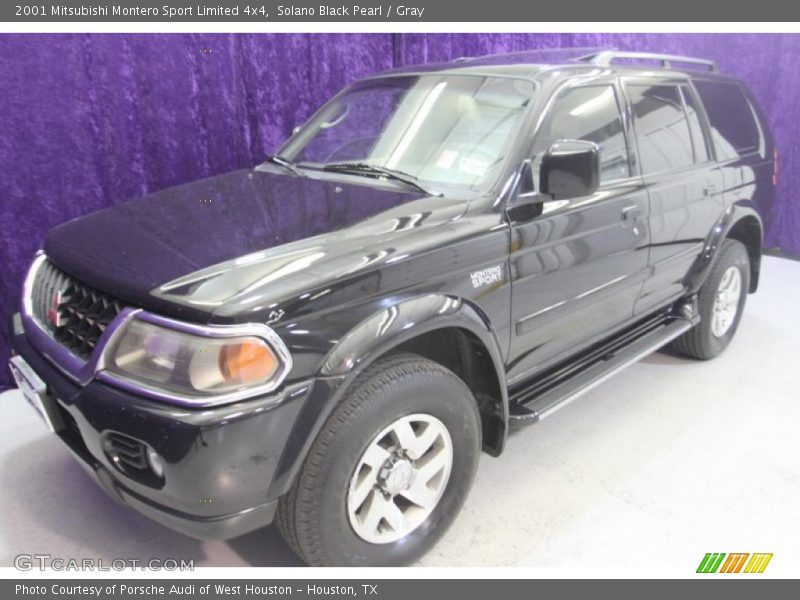 Solano Black Pearl / Gray 2001 Mitsubishi Montero Sport Limited 4x4