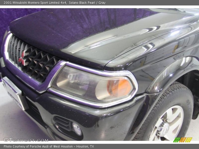 Solano Black Pearl / Gray 2001 Mitsubishi Montero Sport Limited 4x4