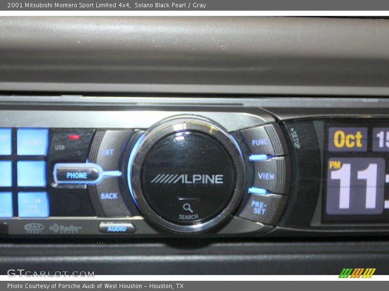 Solano Black Pearl / Gray 2001 Mitsubishi Montero Sport Limited 4x4