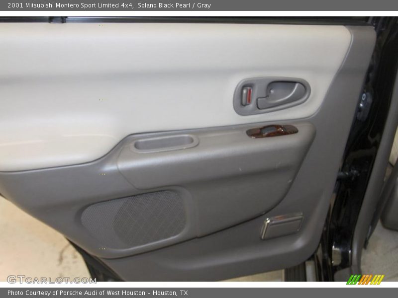 Solano Black Pearl / Gray 2001 Mitsubishi Montero Sport Limited 4x4