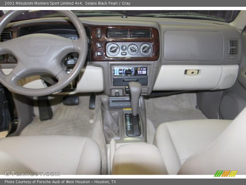 Solano Black Pearl / Gray 2001 Mitsubishi Montero Sport Limited 4x4