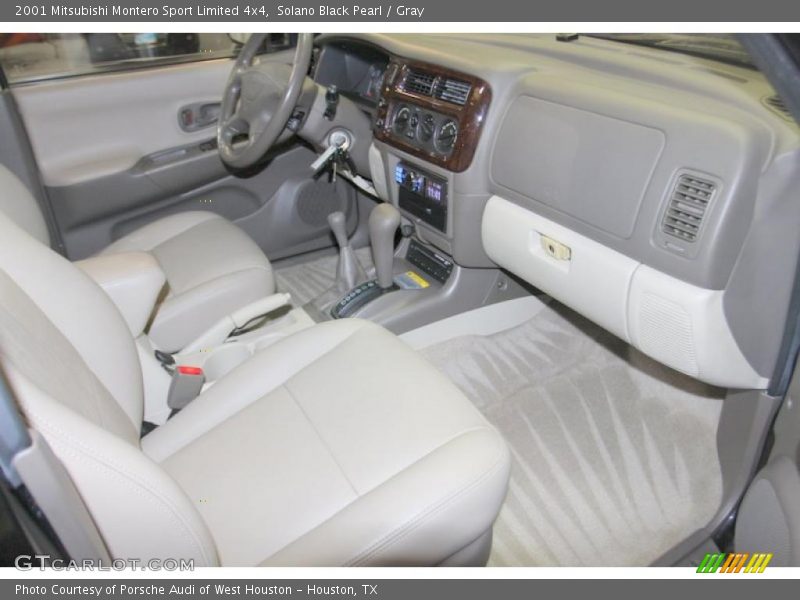 Solano Black Pearl / Gray 2001 Mitsubishi Montero Sport Limited 4x4