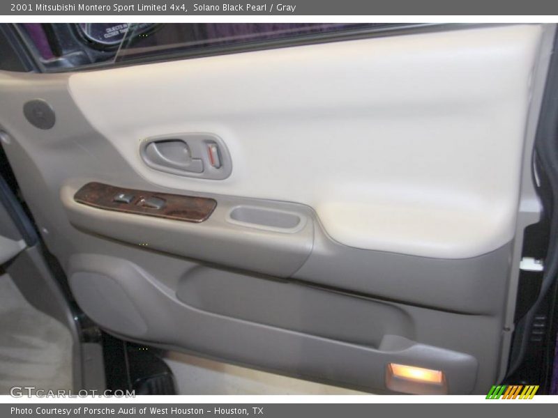Solano Black Pearl / Gray 2001 Mitsubishi Montero Sport Limited 4x4