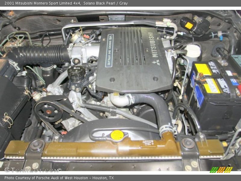 Solano Black Pearl / Gray 2001 Mitsubishi Montero Sport Limited 4x4