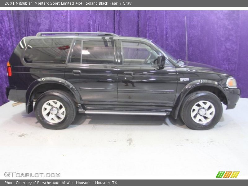 Solano Black Pearl / Gray 2001 Mitsubishi Montero Sport Limited 4x4