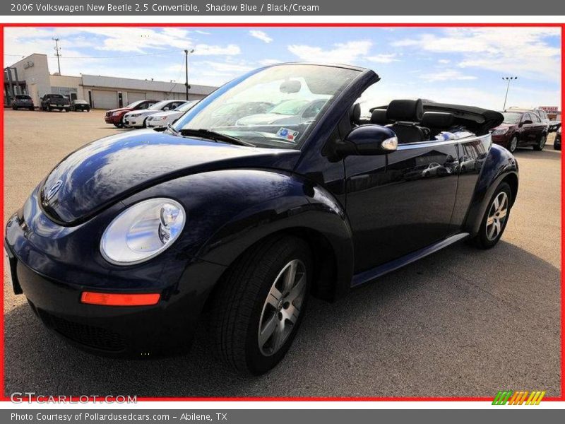 Shadow Blue / Black/Cream 2006 Volkswagen New Beetle 2.5 Convertible