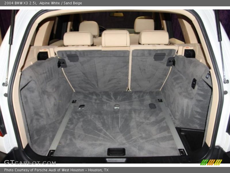 Alpine White / Sand Beige 2004 BMW X3 2.5i