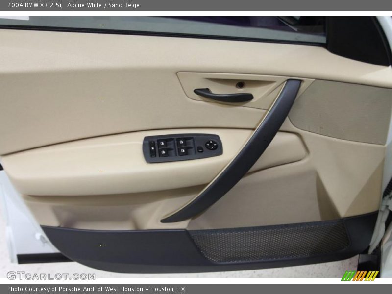Alpine White / Sand Beige 2004 BMW X3 2.5i