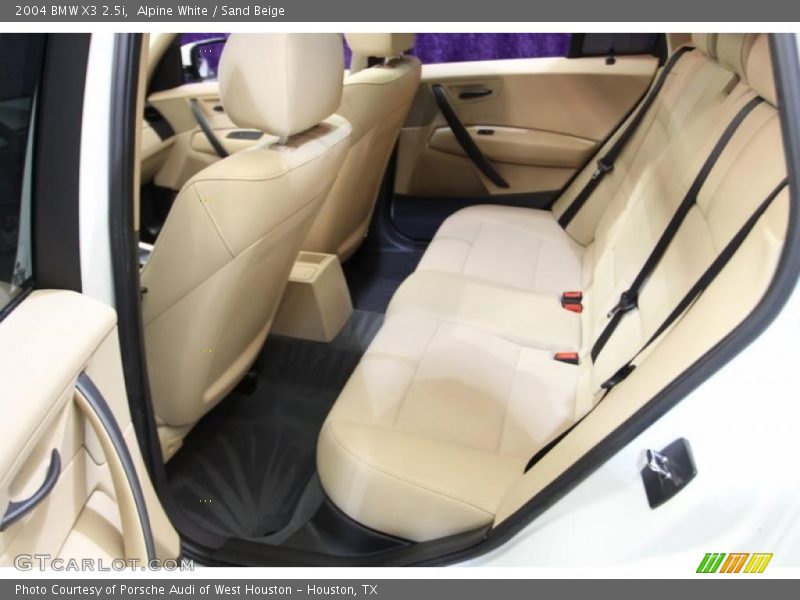 Alpine White / Sand Beige 2004 BMW X3 2.5i
