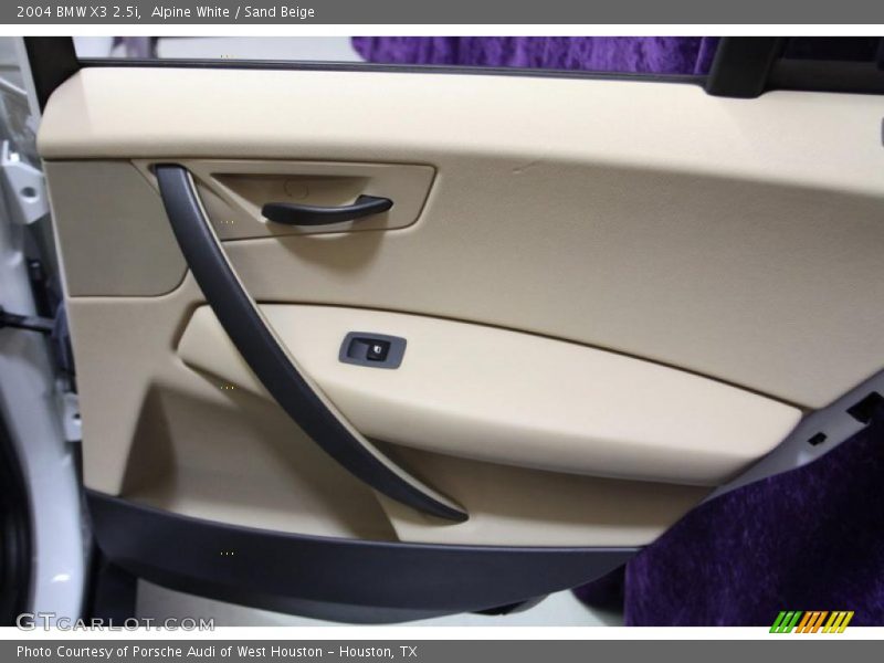 Alpine White / Sand Beige 2004 BMW X3 2.5i