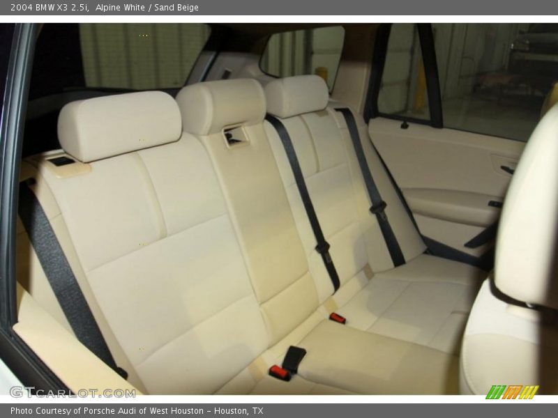 Alpine White / Sand Beige 2004 BMW X3 2.5i