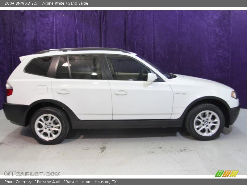 Alpine White / Sand Beige 2004 BMW X3 2.5i