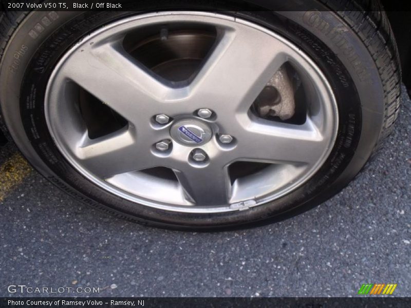 Black / Off Black 2007 Volvo V50 T5