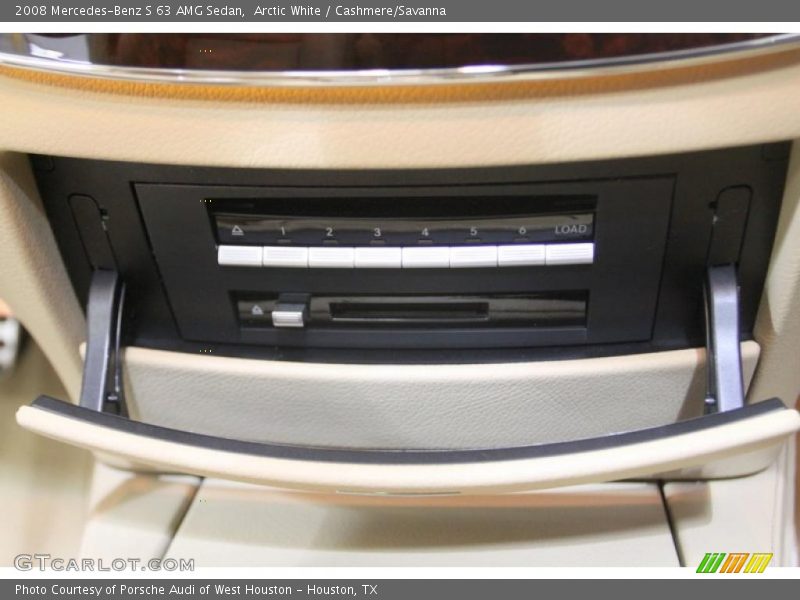 Arctic White / Cashmere/Savanna 2008 Mercedes-Benz S 63 AMG Sedan