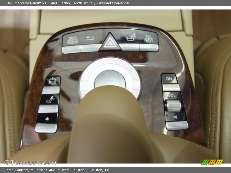 Arctic White / Cashmere/Savanna 2008 Mercedes-Benz S 63 AMG Sedan