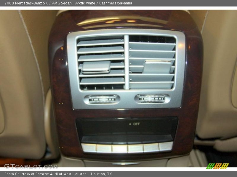 Arctic White / Cashmere/Savanna 2008 Mercedes-Benz S 63 AMG Sedan