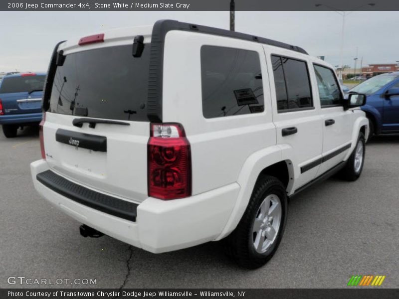 Stone White / Medium Slate Gray 2006 Jeep Commander 4x4