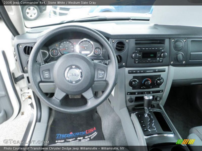 Stone White / Medium Slate Gray 2006 Jeep Commander 4x4