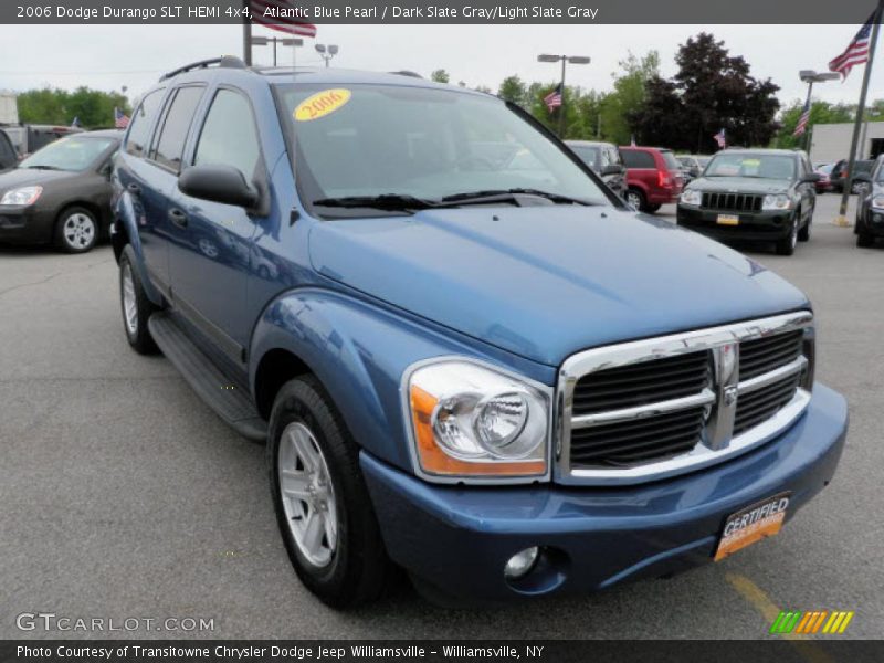 Atlantic Blue Pearl / Dark Slate Gray/Light Slate Gray 2006 Dodge Durango SLT HEMI 4x4