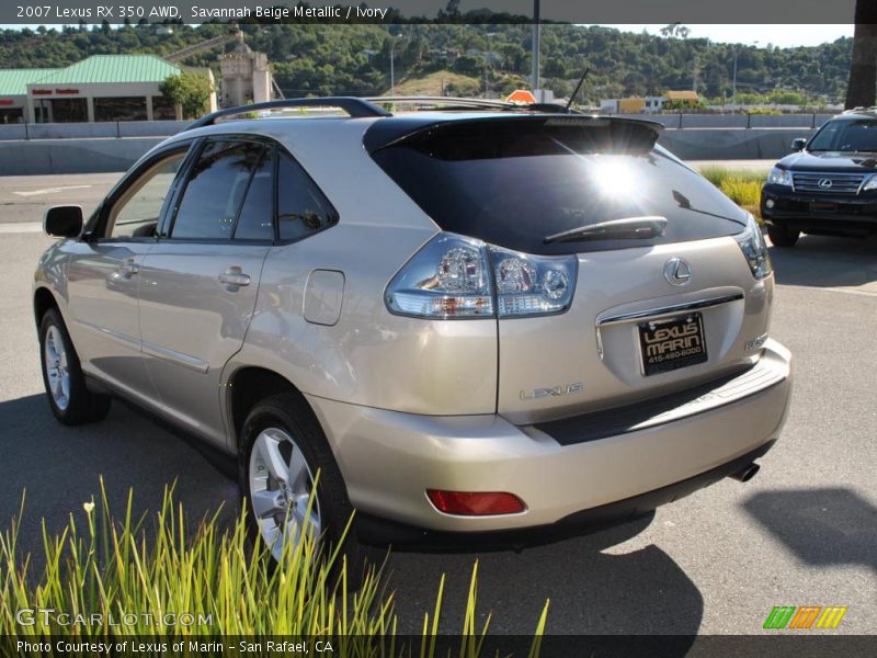 Savannah Beige Metallic / Ivory 2007 Lexus RX 350 AWD