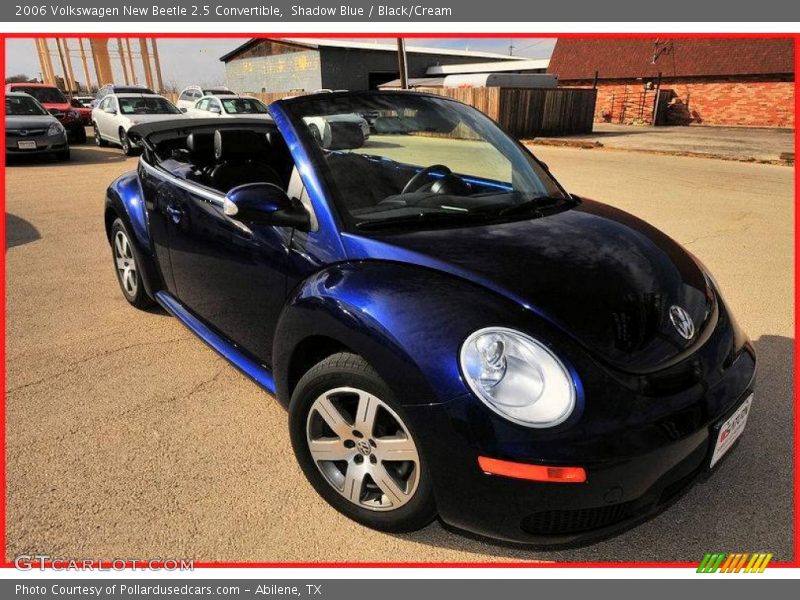 Shadow Blue / Black/Cream 2006 Volkswagen New Beetle 2.5 Convertible