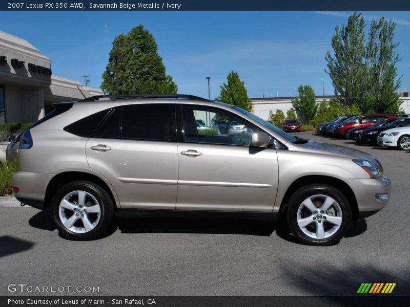 Savannah Beige Metallic / Ivory 2007 Lexus RX 350 AWD
