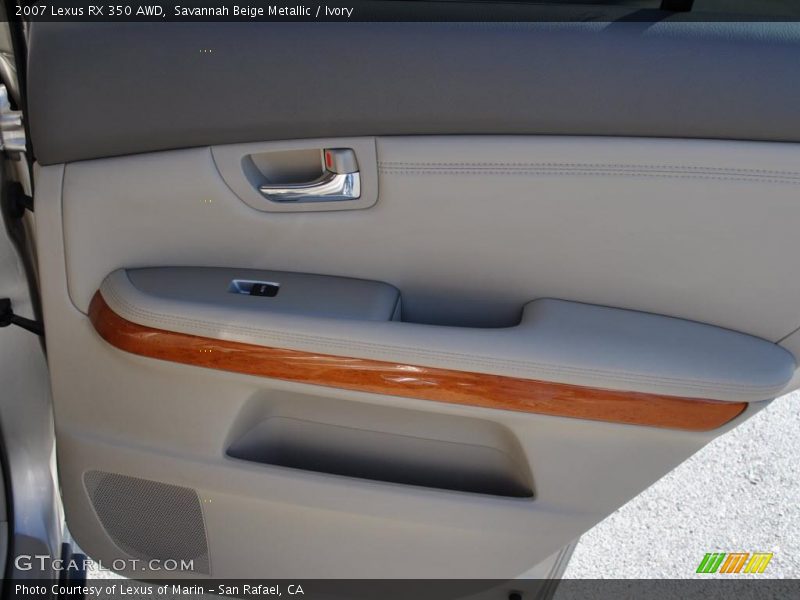 Savannah Beige Metallic / Ivory 2007 Lexus RX 350 AWD