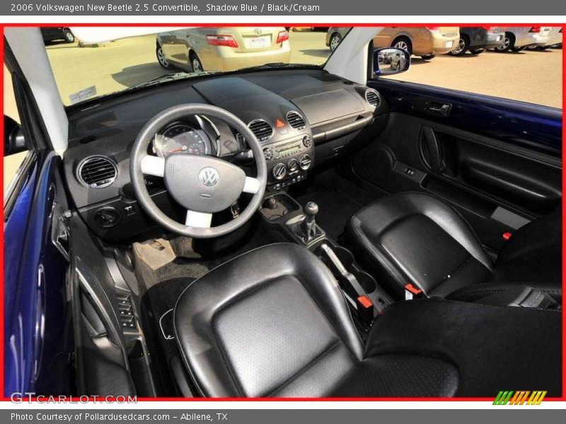 Shadow Blue / Black/Cream 2006 Volkswagen New Beetle 2.5 Convertible