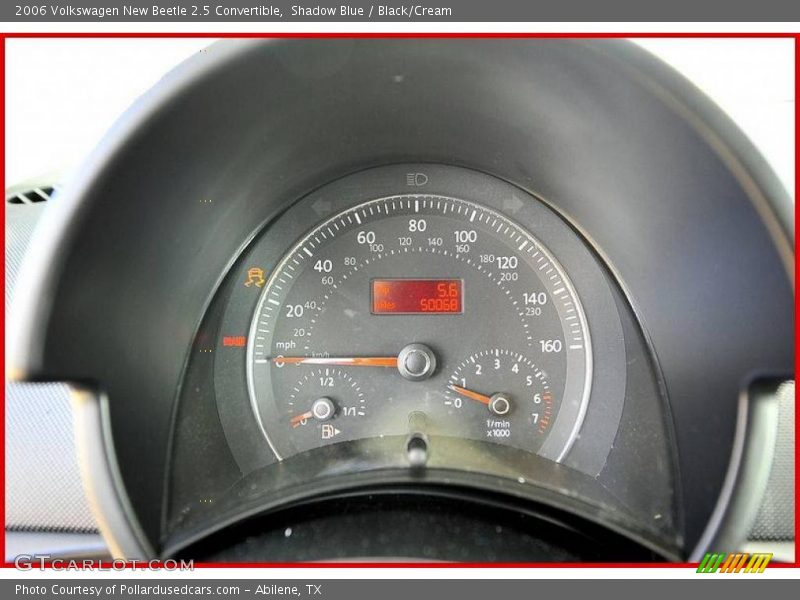 Shadow Blue / Black/Cream 2006 Volkswagen New Beetle 2.5 Convertible