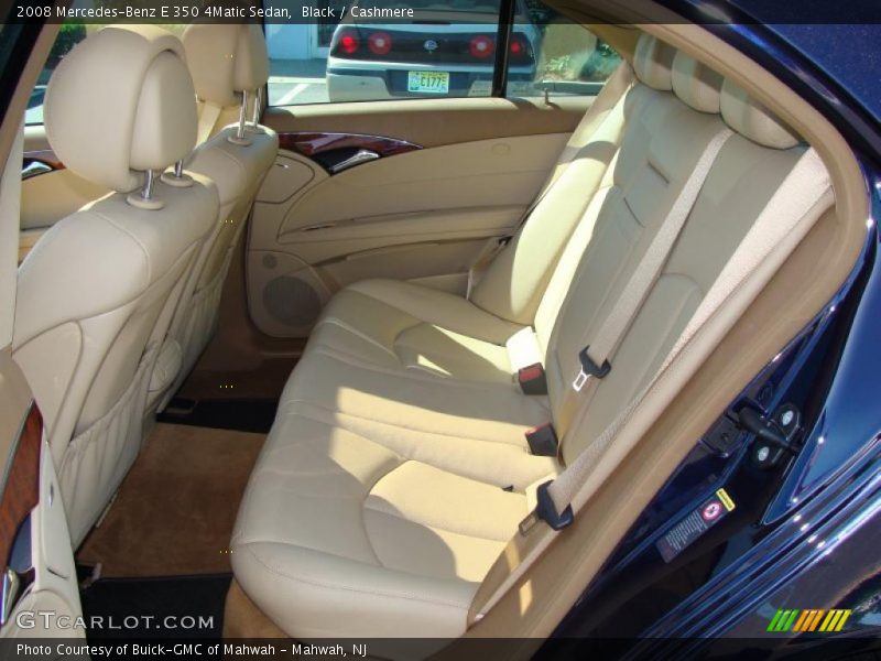 Black / Cashmere 2008 Mercedes-Benz E 350 4Matic Sedan