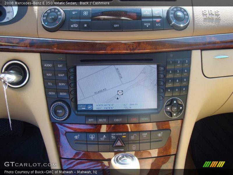 Black / Cashmere 2008 Mercedes-Benz E 350 4Matic Sedan