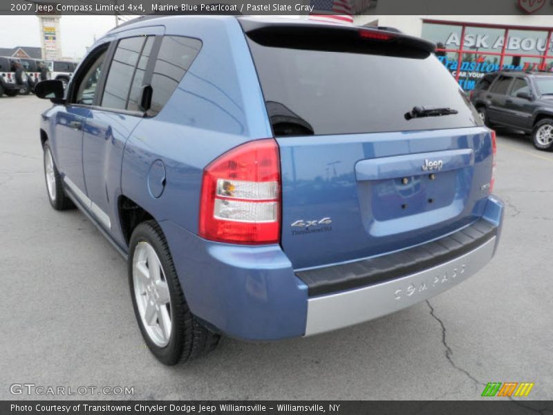 Marine Blue Pearlcoat / Pastel Slate Gray 2007 Jeep Compass Limited 4x4