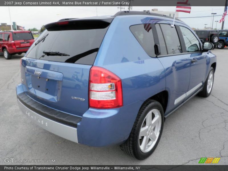 Marine Blue Pearlcoat / Pastel Slate Gray 2007 Jeep Compass Limited 4x4
