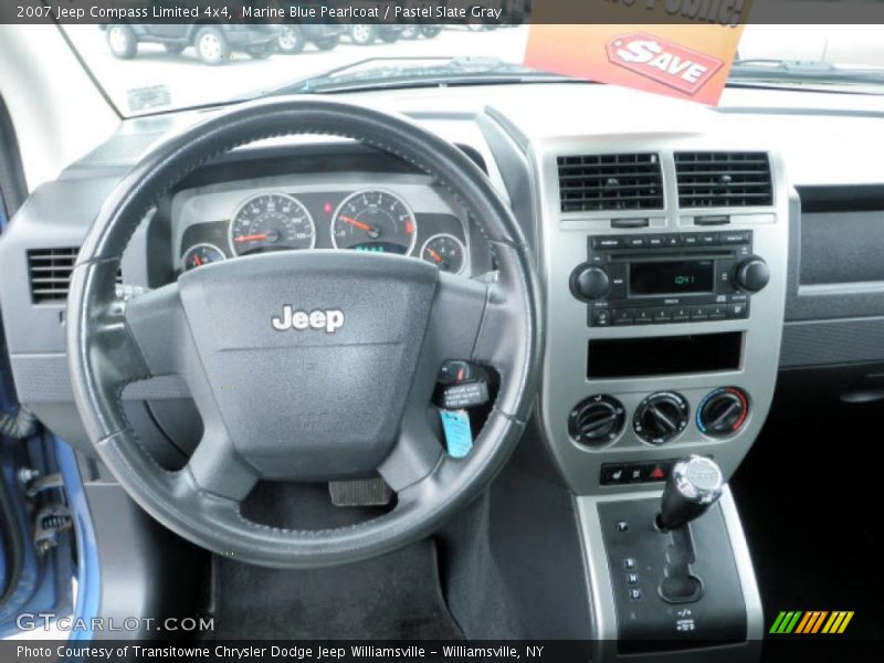 Marine Blue Pearlcoat / Pastel Slate Gray 2007 Jeep Compass Limited 4x4