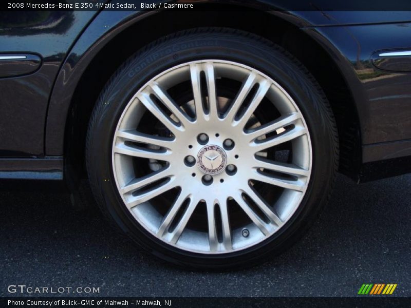 Black / Cashmere 2008 Mercedes-Benz E 350 4Matic Sedan