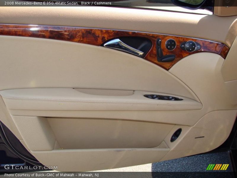 Black / Cashmere 2008 Mercedes-Benz E 350 4Matic Sedan