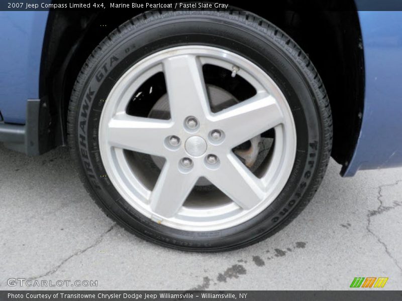 Marine Blue Pearlcoat / Pastel Slate Gray 2007 Jeep Compass Limited 4x4