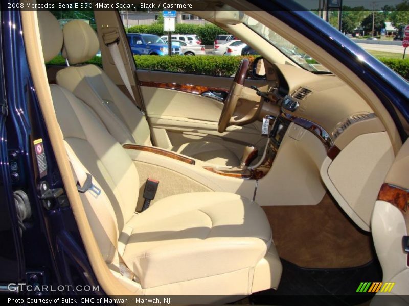 Black / Cashmere 2008 Mercedes-Benz E 350 4Matic Sedan