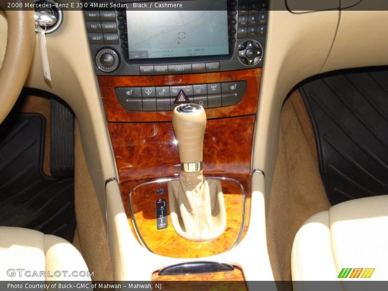 Black / Cashmere 2008 Mercedes-Benz E 350 4Matic Sedan