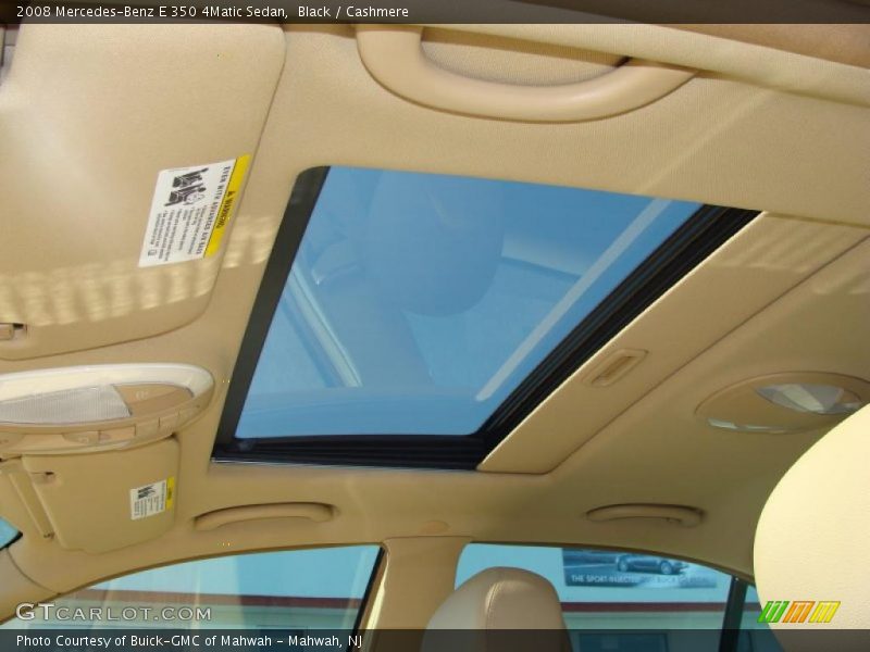 Black / Cashmere 2008 Mercedes-Benz E 350 4Matic Sedan