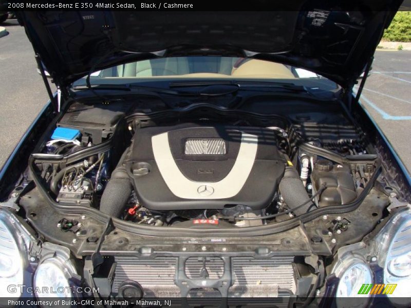 Black / Cashmere 2008 Mercedes-Benz E 350 4Matic Sedan