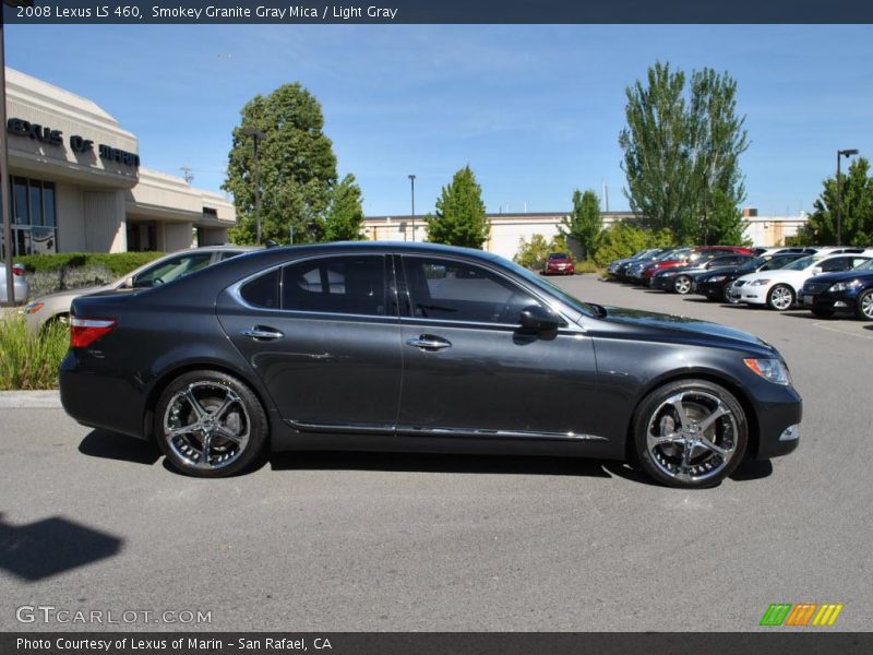 Smokey Granite Gray Mica / Light Gray 2008 Lexus LS 460