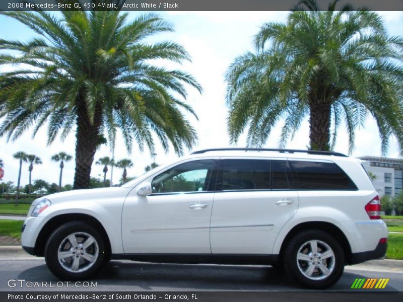 Arctic White / Black 2008 Mercedes-Benz GL 450 4Matic