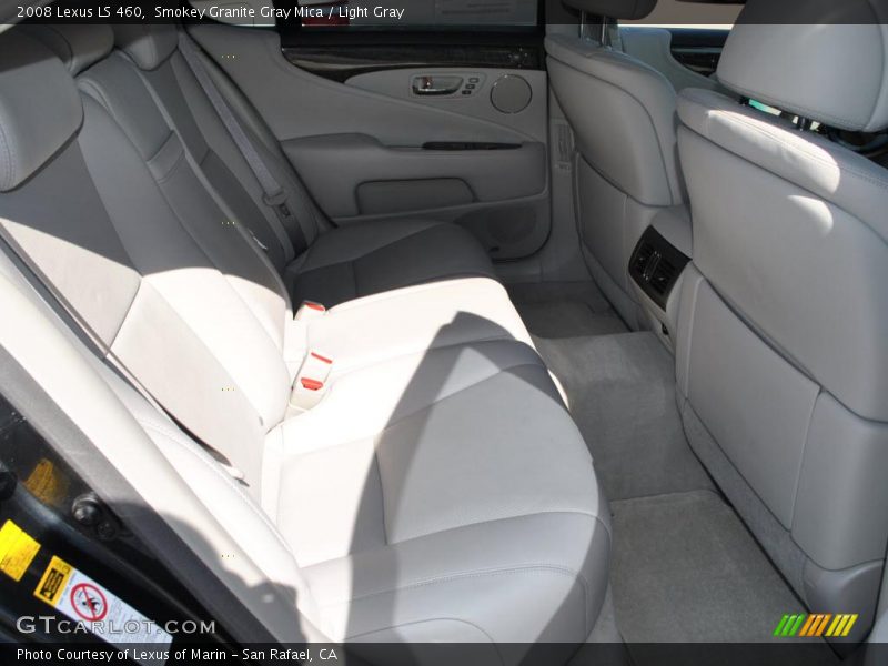 Smokey Granite Gray Mica / Light Gray 2008 Lexus LS 460