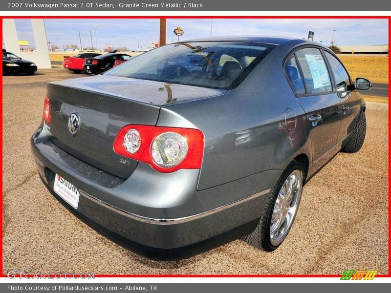 Granite Green Metallic / Black 2007 Volkswagen Passat 2.0T Sedan