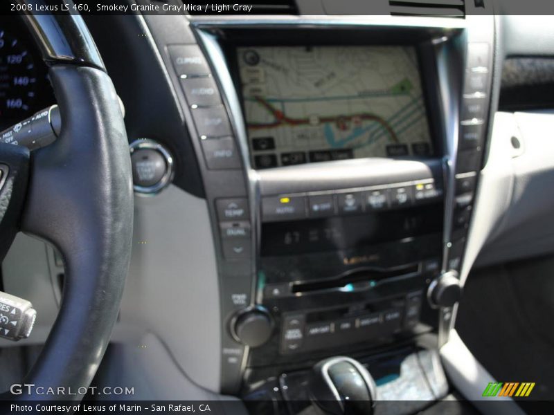 Smokey Granite Gray Mica / Light Gray 2008 Lexus LS 460