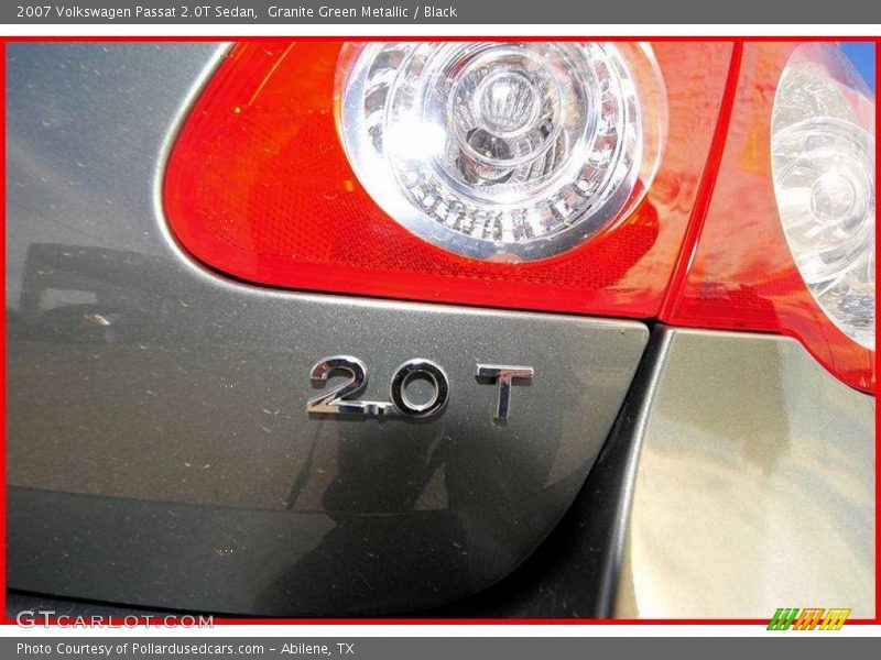Granite Green Metallic / Black 2007 Volkswagen Passat 2.0T Sedan