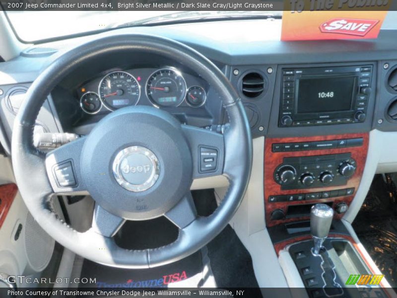 Bright Silver Metallic / Dark Slate Gray/Light Graystone 2007 Jeep Commander Limited 4x4